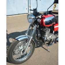 (SKLADOVÉ MOTO) - NOVÁ JAWA 350 - 634 - RETRO ČERVENÁ  - S DOKLADY